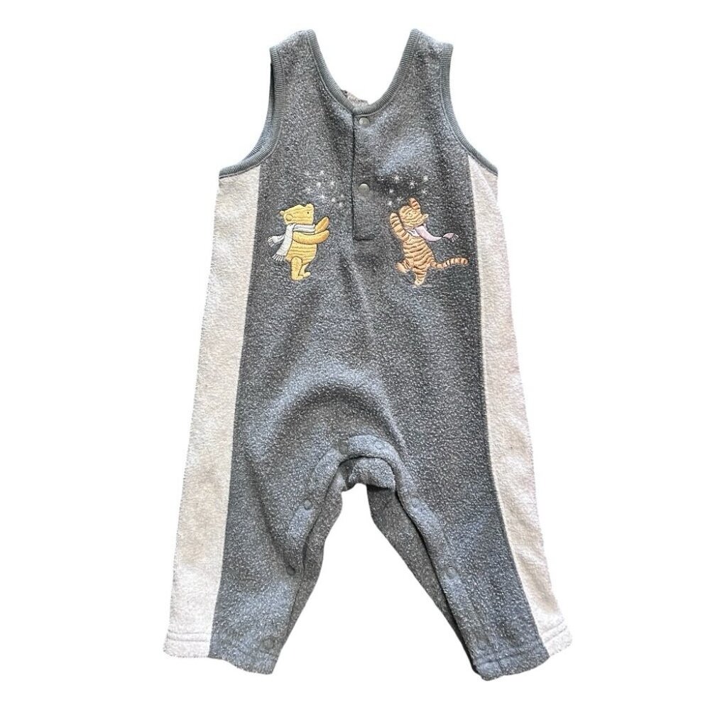 The Disney Store Winnie the Pooh & Tigger romper pant set 6 months VINTAGE Y2K